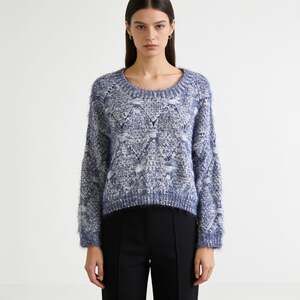 RAGA Faye Mock Neck sweater chunky knit sweater size small